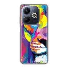 Чехол с картинкой на Infinix Smart 8 Plus – Яркий Лев