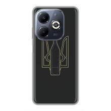 Чехол с картинкой (Патриотический ГЕРБ) на Infinix Smart 8 Plus (Герб - Молотова)