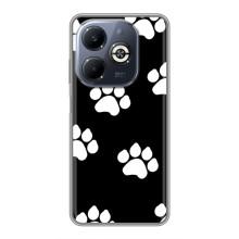 Бампер для Infinix Smart 8 Plus с картинкой "Песики" – Следы собак