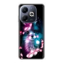 Чехол с Лисичкой для Infinix Smart 8 Plus – Черная Лиса