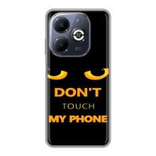 Чохол з Прикольним Принтом на Infinix Smart 8 Plus – Не чіпай мій телефон