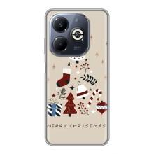 Чохол Санта Клаус для Infinix Smart 8 Plus – Merry Christmas