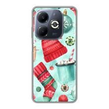 Чохол Санта Клаус для Infinix Smart 8 Plus – Одяг