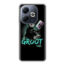 Чехол Супергерои Марвел на Инфиникс Смарт 8 Плюс (Groot)