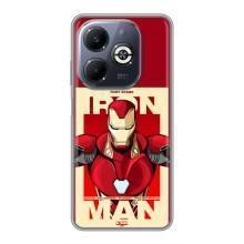 Чехол Супергерой Железный человек на Infinix Smart 8 Plus – Iron man