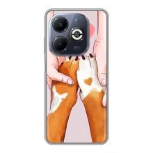 Чохол (ТПУ) Милі песики для Infinix Smart 8 Plus – Любов до собак