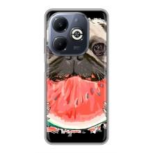 Чохол (ТПУ) Милі песики для Infinix Smart 8 Plus – Смішний Мопс
