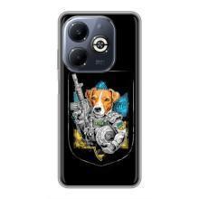 Чохол з принтом для Infinix Smart 8 Plus – Патрон Воїн