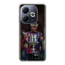Чехол с футболистом Ламин Ямаль Infinix Smart 8 Plus (Ямал с кубком)