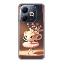Чохол з мемом Тралалело тралала на Infinix Smart 8 Plus (Балерина капучина)