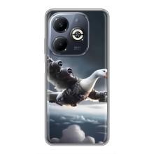 Чохол з мемом Тралалело тралала на Infinix Smart 8 Plus (Бомбардіні гусіні)