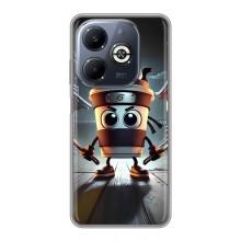 Чохол з мемом Тралалело тралала на Infinix Smart 8 Plus (Капучіно асасіно)