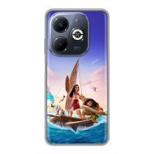 Чехол с мультфильмом Моана Infinix Smart 8 Plus (Моана и Мауи)