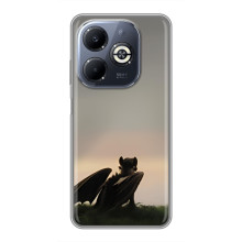 Чехол как приручить дракона на Infinix Smart 8 Plus (Беззубик)
