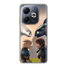 Чехол как приручить дракона на Infinix Smart 8 Plus (Гикавка и Астрид)
