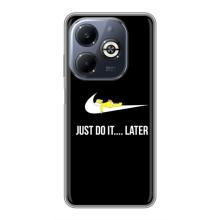 Чехол с логотипом Найк на Infinix Smart 8 Plus (Nike just do it)