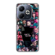 Чохол Гра в кальмара для Infinix Smart 8 Plus – Колаж гра кальмара