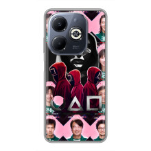 Чохол Гра в кальмара для Infinix Smart 8 Plus – Персонажі гри кальмара