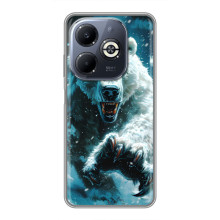 Чохол з картинкою 'Хижаки' для Infinix Smart 8 Plus – Ведмідь