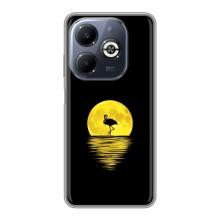 Летний Чехол на Infinix Smart 8 Plus – Желтый Закат