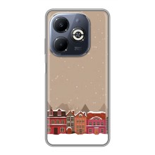 Новорічні, Святкові Чохли для Infinix Smart 8 Plus - 2024 год (Зимове місто)