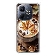 Чохол з унікальним дизайном 'Осінь з кавою' для Infinix Smart 8 Plus – Пряна кава