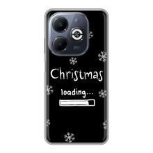 Рождественские, Праздничные Чехлы для Инфиникс Смарт 8 Плюс (Christmas loading)