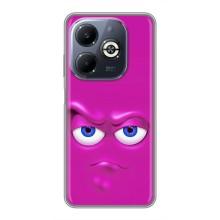 Силиконовые Чехлы (смешные стикеры) для Infinix Smart 8 Plus – Хитрая мордочка