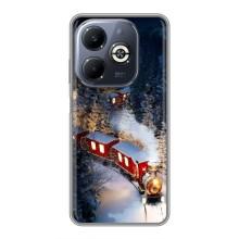 Силіконовий бампер на різдво для Infinix Smart 8 Plus – Потяг