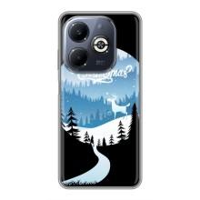 Силіконовий бампер на різдво для Infinix Smart 8 Plus – Різдвяний Олень
