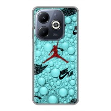 Силиконовый Чехол Nike Air Jordan на Инфиникс Смарт 8 Плюс (Джордан Найк)