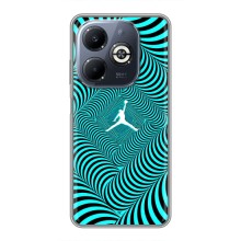 Силиконовый Чехол Nike Air Jordan на Инфиникс Смарт 8 Плюс – Jordan