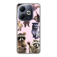Силіконовий Чохол з Энотами  на Infinix Smart 8 Plus – Смішні Єноти