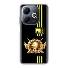 Чехол (TPU) с картинкой "Лого Пабг" на Инфиникс Смарт 8 Плюс (Лого PUPG)