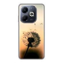 Силиконовый Чехол с одуванчиками на Infinix Smart 8 Plus – Роздумаханый одуванчик
