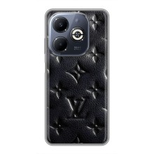 Текстурный Чехол Louis Vuitton для Инфиникс Смарт 8 Плюс (Черный ЛВ)