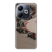 Чохол з принтом Формула 1 на Infinix Smart 8 Plus – Боліди на трасі