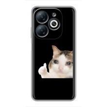 Бампер с принтом Мемы для Infinix Smart 8 – Кот в слезах