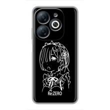 Чехлы Персонажи Аниме Наруто для Infinix Smart 8 (AlphaPrint) (Re: Zero)