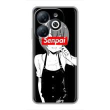 Чехлы Персонажи Аниме Наруто для Infinix Smart 8 (AlphaPrint) (Senpai)