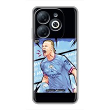 Чехлы с футболистом Ерлинг Холанд для Infinix Smart 8 (AlphaPrint) (гол Эрлинг Холланд)