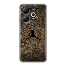 Чехлы для Infinix Smart 8 - с картинкой JORDAN (AlphaPrint) (Logo Jordan)
