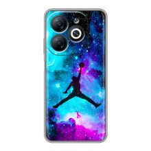 Чехлы для Infinix Smart 8 - с картинкой JORDAN (AlphaPrint) (Яркий Джордан)