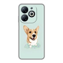 Чехлы с собаками для Infinix Smart 8 (VPrint) (Корги)