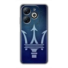 Чехлы с тематикой "Крутые машины" на Infinix Smart 8 – Лого Maserati