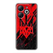 Чохли УПА (Червоно-Чорний) на Infinix Smart 8 – Герб в кольорах УПА