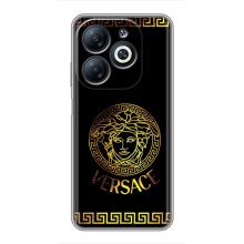 Чехлы VERSACE для Инфиникс Смарт 8 (PREMIUMPrint) (Logo Versace)