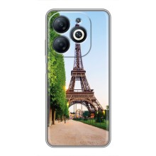 Чехол Эйфелева Башня для Infinix Smart 8 - (AlphaPrint) (Дорога в Париж)