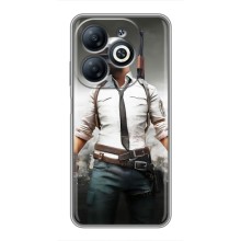 Чохол з картинкою "Герой Pubg" на Infinix Smart 8 (Пабг)