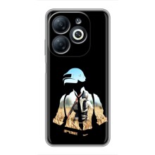 Чохол з картинкою "Герой Pubg" на Infinix Smart 8 (Пубг мен)